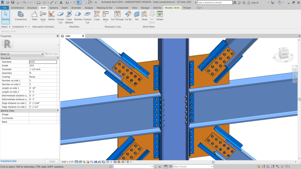 Revit 2019 connections